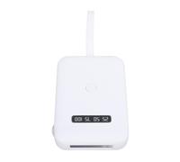 Luz LED UV para Extensión de Cabello que Cura Eficientemente el Pegamento para Resultados Rápidos y Profesionales Pantalla Portátil con Batería de 18W para Viajes en Salón (WHITE)