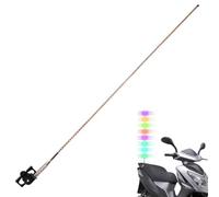 Luz LED Whip para ATV - 12 V/24 V Flexible Antena Warning Light, 21,6 pulgadas Lighted Safety | Off Road Brake Signal Dancing Trucks, And Night Driving Visibility Enhancement