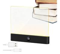 Luz Libro Lectura Led - Rechargeable Led Light, Luces Libros Para Por La Noche, Clear Full Page Reading Light 3 Colors Timer, Adecuada Para Usar En La Cama Un Regalo Para Lectores, Niños Y Estudiantes