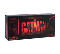 Luz logo Batman - Producto oficial DC Comics, 2 modos de luz, independiente o montable en pared, negro y rojo, regalo para fans de superhéroes