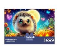 Luz Luna Hedgehog Rompecabezas para Adultos Un Desafío Lleno De Color Y Detalle Triunfa Entre Hombres Y Mujeres A Partir De 14 Años 38x26cm/1000pcs