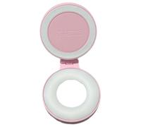 Luz magnética para teléfono celular, lámpara ajustable de 360 grados con espejo recargable para conferencias, vídeos, grabación de maquillaje al aire libre o viajes, 6 x 7 x 2 cm