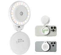 Luz magnética portátil para selfie, plegable, luz de teléfono compatible con iPhone, luz LED para selfies, fotografía, TikTok, llamadas de zoom, videoconferencia, vlog, teléfono