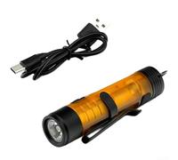 Luz magnética recargable USB-C para sombrero, lámpara de camping impermeable IP44 de 200 mAh, 3 modos de iluminación, linterna de clip, ideal para pesca al aire libre, senderismo y situaciones de