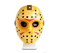 Luz máscara Jason Friday The 13th - Producto Oficial, luz Independiente o montada en Pared para Fans de películas de Terror, decoración Espeluznante, 22cm, batería o USB