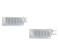 Luz matrícula Lámparas LED De Luz De Placa De Matrícula para Dacia para Duster para Logan MCV 2 Uds. Luces matrícula