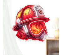 Luz Neón de Bombero Decoración de Pared de Héroe LED USB Regulable