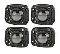 Luz Niebla Delantera Focos De Trabajo LED De 3 Pulgadas 24 V 12 V Luces DRL para Coche LED 6000 K/3500 K Antiniebla para Motocicleta Todoterreno 4x4 Faro Antiniebla Delantero(4PCS Square)
