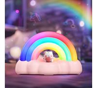 Luz nocturna arcoíris para niños, luz nocturna recargable por USB, control táctil, 3 modos de iluminación, lámpara LED para niños pequeños con temporizador de 30 minutos, luz nocturna bonita y segura