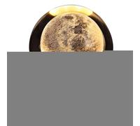 Luz Nocturna Bola De 3D, 6cm Lámpara De Bola De Saturno Con Base De Luz LED De Madera, Lámpara De Globo LED Que Brilla Intensamente Para El Hogar, Apartamento, Patio, Restaurante