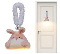 Luz nocturna cálida - Lámpara de 5,9 pulgadas | PBT PP Light - Soporte de pared de peluche animal lindo, diseño colgante con batería recargable de resplandor cálido que crea una atmósfera de sueño