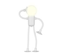 Luz Nocturna Con Forma Cambiante De Deportista Divertido, 2025 Nuevo 17 Cm Estirables Y Giratorias Lámpara De Noche Con Ventosa, Ampara Luz Creativa Humanoide De Bricolaje, Para Niños Y Adultos Cuarto