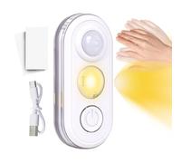 Luz Nocturna Con Sensor De Movimiento 3 Colores Luz Lateral Regulable 200 | Lámpara Nocturna Movimiento Dormitorio para Pasillo Baño Cocina Habitación Salón Dormitorio Armario Blanco