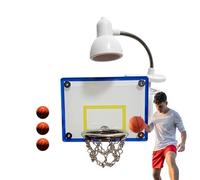 Luz nocturna de baloncesto, kit de aro de baloncesto con luz nocturna LED, juguetes para niños con 3 bolas, decoración de pared para sala de estar, dormitorio, cocina, recuerdos de fiesta