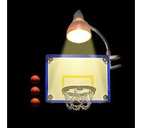 Luz nocturna de baloncesto, kit de luces de aro de baloncesto, juguetes para niños con 3 bolas, decoración de pared para sala de estar, dormitorio, cocina, recuerdos de fiesta, iluminación de