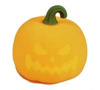 Luz nocturna de calabaza LED regulable con temporizador de control táctil | Cambio de color táctil con 7 modos, luz cálida regulable 3000K, tipo C recargable 600mAh para batería