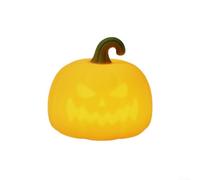 Luz nocturna de calabaza | Luces mágicas de Jack-o'-lantern | 7 colores, 3 niveles, lámpara de silicona táctil regulable para habitación de niños | Lámpara de noche LED recargable para regalo de