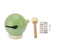 Luz Nocturna de con Forma de, Recargable, Inalámbrica, Regulable, con Bonitas Pegatinas, 3 Niveles de Brillo, para Mesita de Noche, Dormitorio, de Haya, ABS, Luz (#1) (Albaricoque) (GREEN)