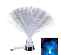 Luz nocturna de fibra óptica LED de, lámpara calmante, cambio multicolor, funciona con pilas para bodas, fiestas de Navidad, vacaciones, luces nocturnas que cambian de color para niños