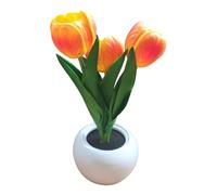 Luz nocturna de flores - Lámpara romántica recargable por USB, LED de flor realista, iluminación ambiental suave, luz decorativa de estado de ánimo | para en el hogar, citas, sala de estar