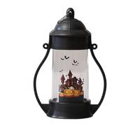 Luz nocturna de Halloween, esqueleto de calabaza, farol LED, decoración de Halloween, funciona con pilas, decoración del hogar para sala de estar, dormitorio, jardín al aire libre, patio, porche