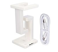 Luz Nocturna de Levitación Magnética, Interruptor Táctil de 3 Engranajes, Lámpara de Mesa LED con Carga de Teléfono, Color