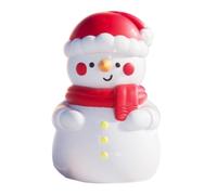 Luz Nocturna De Muñeco De Nieve Lámpara Recargable Navideña Decoración | Luz Navideña de Muñeco de Nieve Para baño oficinas piso residencia universitaria salón