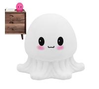 Luz nocturna de noche en forma de medusa, iluminación decorativa con sensor táctil ajustable - Lámpara de escritorio LED | para mujeres, familia, amigos, dormitorio, sala de estar,