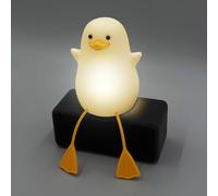 Luz nocturna de pato - Lámpara de pato con 7 modos de color diferentes - Temporizador de 30 minutos para dormir plácidamente - Cable de carga USB-C incluido - Luz nocturna infantil para dulces sueños
