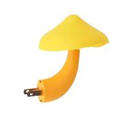 Luz nocturna de seta - Decoración luminosa LED con enchufe y sensor | Nocturna de pared - Para dormitorio de niños, baño, casa, mesilla de noche, escritorio, toma de pared para interior