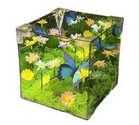 Luz nocturna decorativa de mariposa de primavera, lámpara de noche LED de ambiente suave con iluminación suave, haz tu propia luz nocturna de ambiente de estado de ánimo para dormitorio, guardería