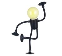 Luz Nocturna Deportiva Divertida Cambiante - Mini Luz Nocturna Bombilla Linda DIY Con | Lámpara De Escritorio Flexible, Pequeña Lámpara Creativa Para Dormitorio, Residencia, Baño, Regalo De De