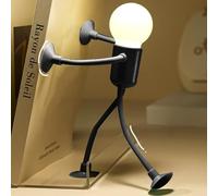 Luz Nocturna Divertida De Deportista De Forma Cambiable, Lámpara De Noche Estirable para Guardería - Luces Nocturnas con Forma De Bricolaje,Luces Nocturnas para Niños De Silicona Lámpara De Escritorio