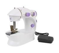 Luz Nocturna For El Hogar Pedal Eléctrico Línea Recta Mini Mesa De Mano Máquina Coser Portátil Kit Dos Hilos PortáTil Y Flexible