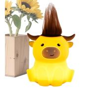 Luz nocturna genérica para ganado - Lámpara de noche portátil con temporizador, material de alta resistencia, tiempo de ejecución extendido | Lámpara de noche con forma de animal lindo para dormitorio