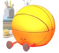 Luz Nocturna Infantil - Balón De Baloncesto Luminoso Recargable - Luz Regulable Decoración Hogar Dormitorio Salón Baño Sala Dormitorio Infantil Adolescente Niñas Niños Cumpleaños Graduación Fiesta | R