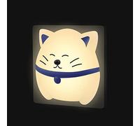 Luz Nocturna Infantil para Enchufe, con Sensor Crepúsculo, Lámpara de Mesita Noche Gato para Dormitorio Niñas, Luz Quitamiedos Bebé, Luces LED de Pared Decorar Habitación Pasillo, Regalo Recien Nacido