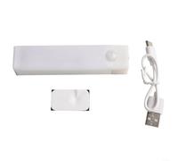 Luz nocturna LED compacta inalámbrica con sensor de movimiento, recargable e ideal para uso en cocina y navegación por escaleras (luz cálida de 10 cm)