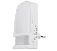 Luz Nocturna LED con Detector de Movimiento 230V - Eficiente en Energía - Montaje en Pared - Blanco o Beige - Metal