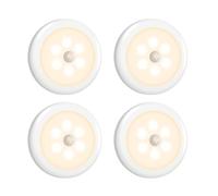 Luz nocturna LED con sensor de movimiento Ankilo con tecnología infrarroja PIR, detección de movimiento de 3 m, flujo luminoso de 45 lúmenes, ideal para habitaciones infantiles, baños, escaleras, etc.