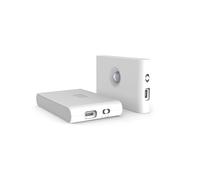 Luz Nocturna LED con Sensor de Movimiento, Inalámbrica, Magnética, Recargable, Inteligente, Cálida, para Escaleras, Armario, Pasillo.