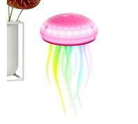 Luz nocturna LED de medusas, lámpara activada por voz, lámpara de noche portátil, luz nocturna RGB recargable, 1000 mAh, lámpara de medusas para niños y adultos