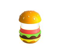 Luz Nocturna LED Hamburgo con Altavoz Recargable, Lámpara de Noche con Múltiples Sonidos Que Induce Al Sueño para Niños.