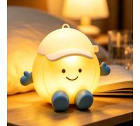 Luz Nocturna,LED Lámpara con Gancho,Lámpara de Tenis de Silicona Suave | Suave y Táctil Lampara Dormir Quitamiedos,Luz Nocturna de Silicona,para Sala de Estar,Sala de Dormitorio
