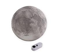 Basic Fun Luz nocturna Moon In My Room 18025 – 12 fases lunares, mando a distancia, gris para niños