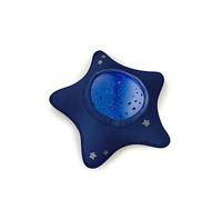 Luz nocturna Pabobo x Kid Sleep Musical y ligera, para niños y bebés, felpa con forma de estrella, proyector de agua, nómada, lámpara, techo, océano tranquilo, azul