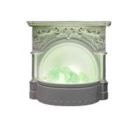 Luz Nocturna Para Chimenea: Atmósfera De Llama De 3 Colores, De Escritorio De Yeso, Difusor De De Aromaterapia USB, Decoración Perfumada Sin Fuego, Lámpara De Mesa Para Dormir | Para Sal