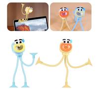 Luz nocturna para niños, 2 piezas, divertido pulpo nocturno, creativa, dibujos animados, lámpara de noche, lámpara de noche, lámpara de noche, plegable, pequeña lámpara de mesa, mini lámpara de mesa,