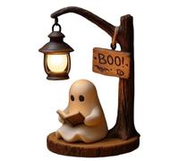 Luz nocturna para niños, decoración de sobre el tema de un fantasma leyendo un