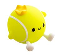 Luz nocturna para niños, lindas luces nocturnas de pelota de tenis, lámpara portátil suave para dormitorio de bebé, mesita de noche, escritorio, sala de estar, decoración de mesita de noche
